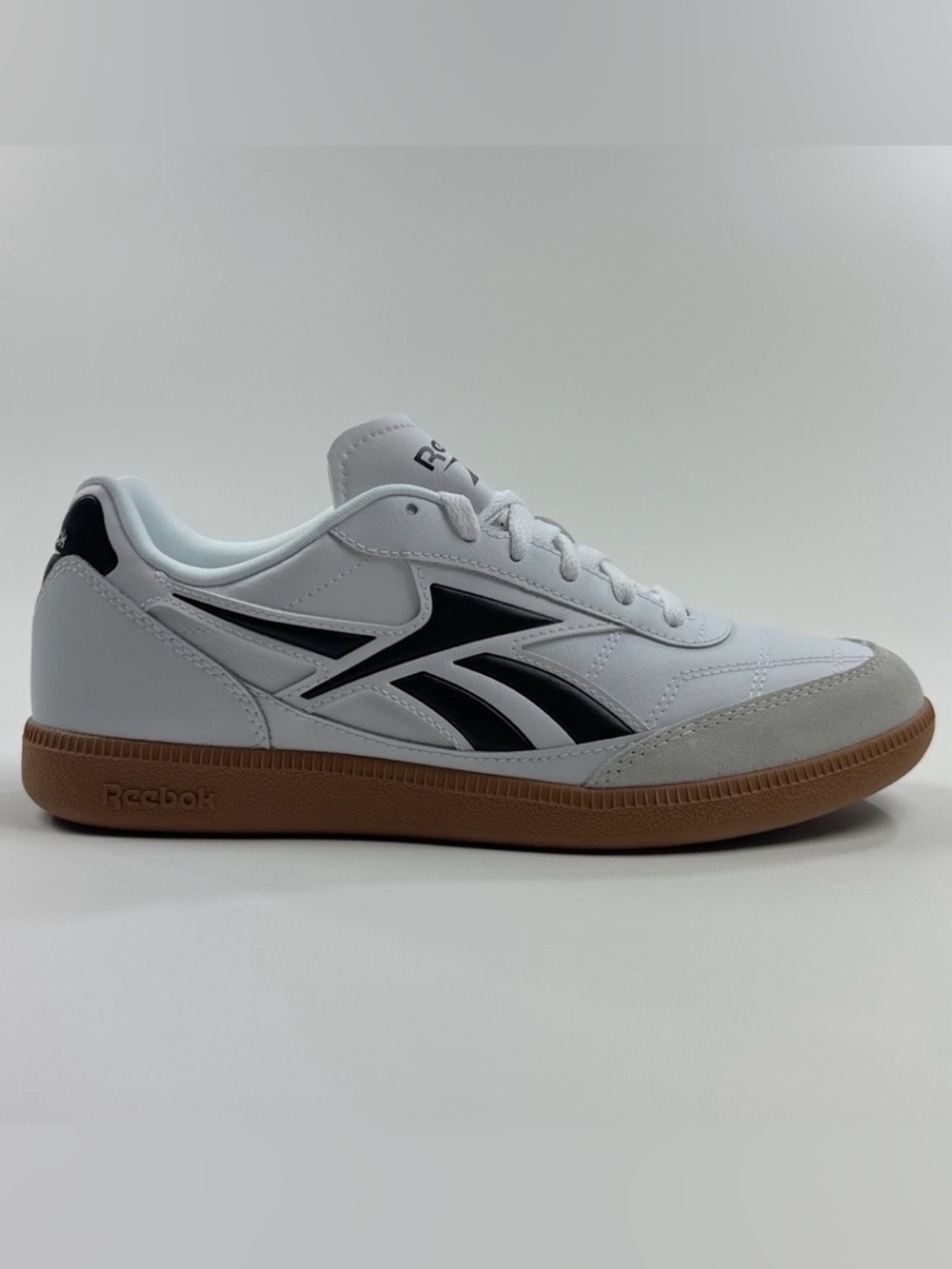 Reebok Finale Mens White Black Shoes Sneakers Leather Athletic Low 100229873